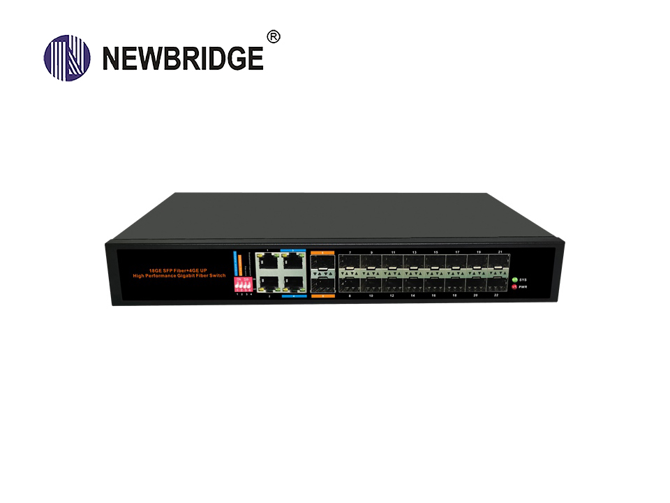 18 Gigabit SFP Slot ,4 Gigabit Ethernet Port Fiber Switch|ND-920-18FX4TX-SFP