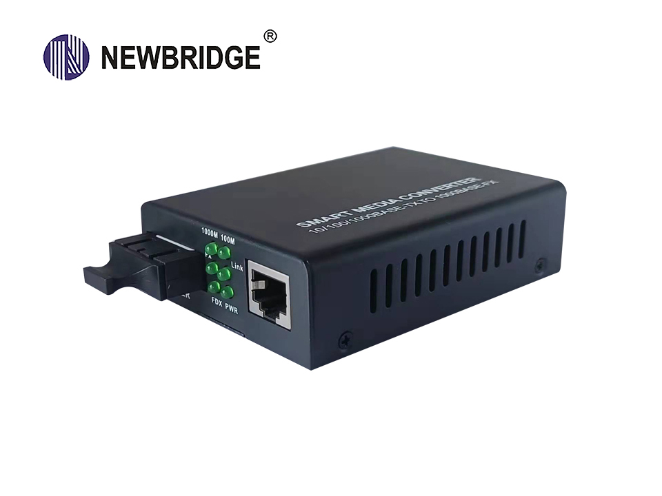 10/100/1000M Dual fiber Single mode Smart Media Converter|ND-920SSW-20