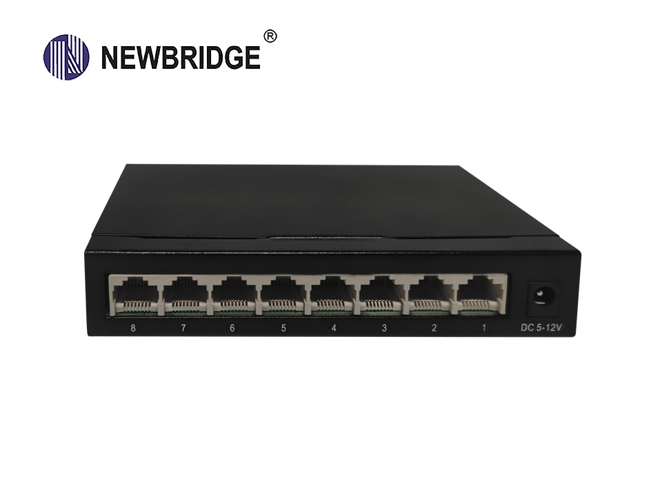 8 port 100/1000Mbps Ethernet Switch 5V1AND-921-08TX