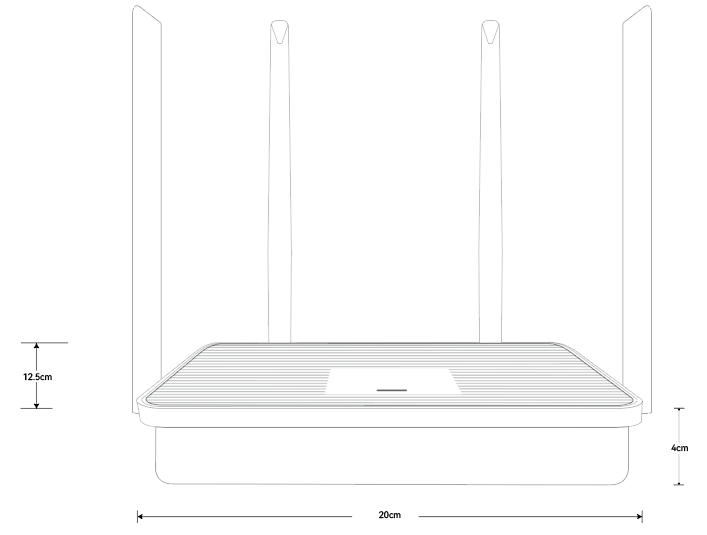 WiFi5 1200M Wireless Router|ND-WR1200E