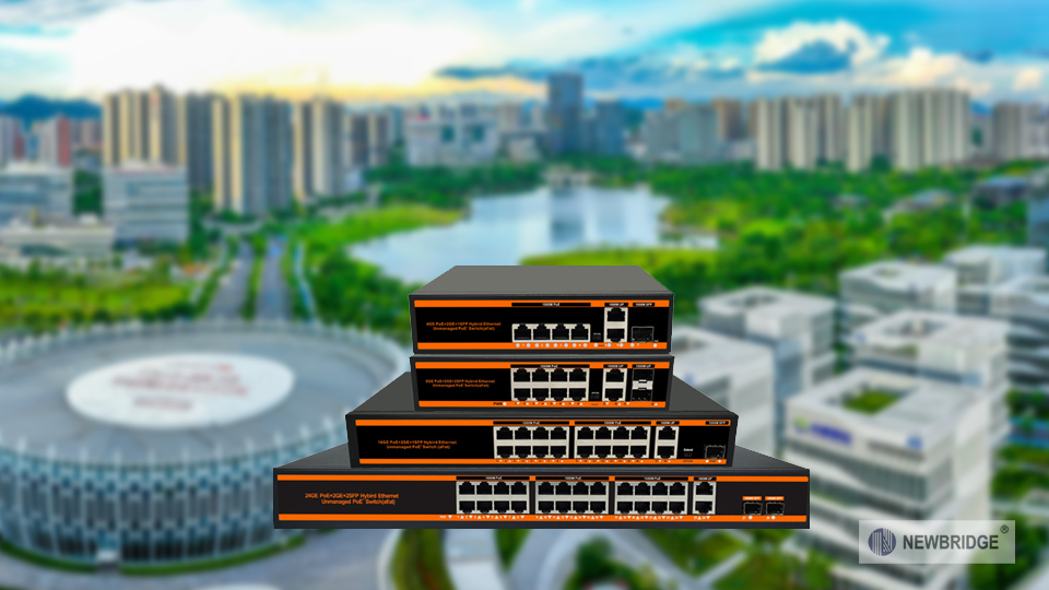 Successful cases of Newbridge PoE switches in government projects